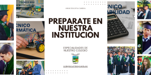 ¡Únete a la familia de la Unidad Educativa Cumbayá! Los estudiantes de Básica Superior te invitan a conocer todo lo que nuestra institución tiene para ti